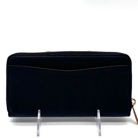 Kate Spade Leila Large Continental Wallet Black/ Gold (NWT) main image 3